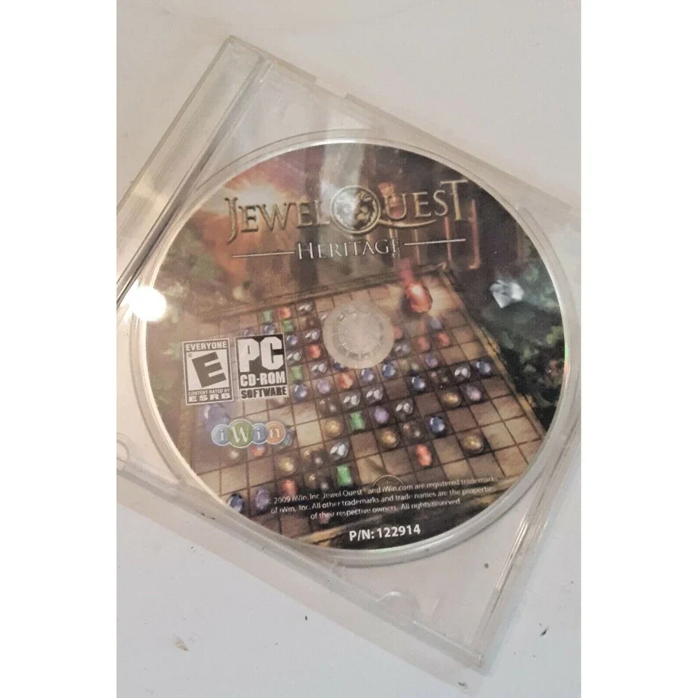 JewelQuest Heritage PC CD-Rom Computer Video Game 2009 Version Everyone